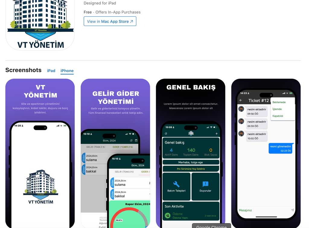 Site Yönetim ve Aidat Takip Uygulaması  